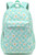 School Backpack for Teen Girls Women Bookbag School Bag 15.6 inch Laptop Backpack Daypack for School Travel (White Daisy Green)