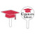 Creative Converting Graduation Cupcake Picks, Red 24 Per Pack