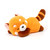 Adorlynetty Big Red Panda Stuffed Animal Pillow Panda Plushie Red Panda Plush Toy Gift for Kids Girlfriend Birthday 19.7" Panda Plush