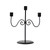 Ronyme 3 Arms Candelabra Taper Candle Holder Candlestick Elegant Vintage Style Taper Candle Stand Candleholder for Table Centerpieces Wedding Decor