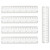 E-outstanding 5pcs 15cm Ruler 6 Inches Ruler Plastic Transparent Straight Ruler Measuring Tool with Inches and Metric Measuring Student Stationery, School and Office Supplies
