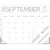 2023-2024 Desk Calendar - Desk Calendar from Sept. 2023 to Aug. 2024, 14 x 11 Inches, 12 Monthly Desktop Calendar with Week Numbers, Thick Paper and Ruled Blocks for Home, School and Office