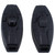 TAODAN 2pcs Inline Cord Switch On/Off Black Button Inline Cord Switch for Table Lamp Desk Light Bed Lamp