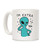 LookHUMAN I'm Extra Alien White 11 Ounce Ceramic Coffee Mug