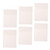 Clear Memo Note 6pcs Mini Notepad Computer Sticky Memo Pads Memo Notes Memo Sticker Notebook Self Adhesive Paper Memorandum The Pet Transparent