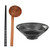 Happyyami Korean Ramen Korean Ramen Ceramic Japanese Ramen Bowls Noodle Soup Bowls with Matching Spoon and Chopsticks for Salad Udon Pho Asian Noodles Metal Chopsticks Metal Chopsticks