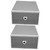 Cabilock 2pcs Box Underwear Storage Box Drawer Dividers Sock Storage Drawers Ties Storage Box Storage Bins for Clothes Desk Drawer Portable Dresser Underwear Box Storage Container Sock Case