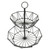 BESTOYARD Metal Wire Storage Basket wire fruit basket fruit bowl 2 tier fruit basket vegetable tray Storage basket tiered serving tray candy storage rack Fruit Basket Bowl
