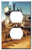 Art Plates Brand Electrical Outlet Wall/Switch Plate - Train