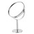 XJKLBYQ Vanity Makeup Mirror Two-Sided Swivel Vanity Mirror Magnification Makeup Standing Mirror Tabletop Vanity Mirror for Women