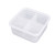 ikasus Food Storage Containers with 4 Compartments and Lids Food Storage Box with Drain Baskets Plastic Stackable Leak Proof Food Fresh Box For Fresh Produce Vegetable Fruit Salad in Refrigerator