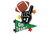 Go Team! Football Tailgate Stacker Jumbo 35" Foil Party balloon