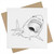 Azeeda 'Great White Shark Bite' Blank Greeting Card (GC00048485)