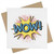 'WOW Comic Speech Bubble' Blank Greeting Card (GC00051691)