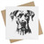 Azeeda 'Great Dane' Blank Greeting Card (GC00053515)