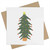 Azeeda 'Christmas tree' Blank Greeting Card (GC00054003)