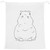 Azeeda 'Grumpy Capybara' Laundry/Washing/Storage Bag (LB00024136)