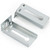2 Pair Homdiy Rear Mount Brackets Metal Drawer Slides Brackets - Cabinet Drawer Brackets for Face Frame Cabinet?1.37 inch(35mm)