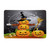 LB Halloween Pumpkin Bathroom Mat Magic Hat Ghost Bath Rugs Broom Moon Bath Mat,Soft Memory Foam 16x24 inch