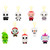 Funko Nightmare Before Christmas - One Mystery Blind Bag Keychain Plush, Multicolor