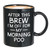 Bubble Hugs Coffee Lovers Coffee Mug 11oz Black - after this brew - Coffee Drinker Enthusiast Caffeine Addict Roast Caffeinated Arabica Corporate Worker