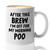 Bubble Hugs Coffee Lovers Coffee Mug 11oz White - after brew - Coffee Drinker Enthusiast Caffeine Addict Roast Caffeinated Arabica Corporate Worker