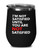 Customer Service Black Wine Tumbler 12oz - not satisfied - Customer Service Gifts for Employee Thank You Office Staff Call Center Coworker Appreciation Customer Support Customer Service Representative