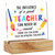 Teacher Appreciation Gifts Thank You Teachers Desk Decor Best Teacher Acrylic Desk Plaque Sign with Wood Stand Home Office Desk Sign Keepsake Teacher Appreciation Gifts Thank You Teachers Desk Decor Best Teacher Acrylic Desk Plaque Sign with Wood Stand Home Office Desk Sign Keepsake