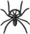 Oasis Supply 501780-144 144-Piece Black Spider Ring Cupcake Topper, 144