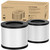 MORFY BW301 Air Purifier Replacement Filter, 3-in-1 High-Efficiency H13 HEPA Air Filter, 2 Pack, White