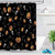 LB Halloween Pumpkin Shower Curtain Skull Cat Bat Ghost Scary Black Bathroom Curtain with Hooks 60x72 inch Waterproof Polyester Fabric Bathroom Decorations