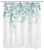 LB Watercolor Green Leaves Shower Curtain Green Blue Eucalyptus Plant Botanical Shower Curtains for Bathroom Decoration Set with Hooks 60x72 inch Waterproof Polyester Fabric