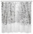 LB Winter Forest Snow Shower Curtain Outdoor Grey White Snowy Scenery Shower Curtains for Bathroom Decoration Set with Hooks 72x72 inch Waterproof Polyester Fabric