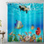LB Underwater World Shower Curtain for Bathroom,Funny Sea Turtle with Tropical Fish and Colorful Coral Fabric Shower Curtain with Hooks,Blue Ocean Bathroom Curtains Shower Set, 72x78 inches LB Underwater World Shower Curtain for Bathroom,Funny Sea Turtle with Tropical Fish and Colorful Coral Fabric Shower Curtain with Hooks,Blue Ocean Bathroom Curtains Shower Set, 72x78 inches