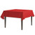 LinenTablecloth 54-Inch Square Polyester Tablecloth Red