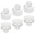 IYOUYA Clear Glass Candle Holders 6PCS for Pillar Candles, Taper Candles, Tealight Candles,Candlestick Holders for Wedding, Festival, Dinning&Party IYOUYA Clear Glass Candle Holders 6PCS for Pillar Candles, Taper Candles, Tealight Candles,Candlestick Holders for Wedding, Festival, Dinning&Party