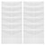 Classycoo A4 Plastic Envelopes 12 Pack A4 File Folders Clear Poly Envelopes, Document Folders Organizers with Snap Button for Document Stationery Tools Organization