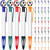 30 Pcs Soccer Shape Ballpoint Pen Black Ink Football Pens Retractable Fun Pens Novelty Soccer Pens Sports Writing Pen Stationery for School Office Party Supplies (Mixed Colors)