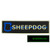 LEGEEON Glow Dark GITD 3D Sheepdog Thin Blue Line Law Enforcement PVC Rubber Hook Loop Patch