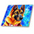 3dRose Cute German Shepherd Dog on Blue. Digital Painting Gift for Anyone - Tiles (ct-376114-3)