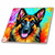 3dRose Charming German Shepherd Dog Portrait. Digital Painting Art Gift - Tiles (ct-376115-3)