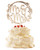 Mr and Mrs Cake Topper, Wooden Wedding Cake Topper Bride and Groom, Rustic Wedding Cake Topper for Anniversary and Engagement
