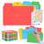 96 Pieces 4x6 Index Card Organizer Index Card Dividers with Tabs Blank Index Cards Guide Colorful Note Cards with Alphabet Sticker for Business Office School (96)