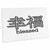3dRose Chinese Character for Blessed Black and White... - Desk Pad Place Mats (dpd-269580-1)