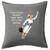 HARD EDGE DESIGN Super Hero Nurse Grey Throw Pillow Cover