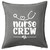 HARD EDGE DESIGN Nurse Crew Heartbeat Grey Throw Pillow Cover