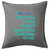 HARD EDGE DESIGN A Daughter Needs A Dad Grey Throw Pillow with Polyester Filling