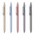 EEOYU 5pcs Quick Dry Ink Gel Pens Fine Point Retractable Roller Ball Pens Black Ink Smooth Writing Cute Aesthetic pens for School Office Home Diary