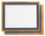 Award Certificates- 24-Count Blank Plain Paper Sheets - with Navy Frame Embossed Gold Foiled Metallic Border Computer Paper - Laser & Inkjet Printer Compatible, 180 GSM, 11 x 8.5 Inches