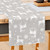 Christmas Table Runner 72 Inches Long - Grey Rustic Christmas Table Runners Farmhouse Kitchen Dining Table Decoration for Indoor Outdoor Home Holiday Party Decor (13x72 inch)